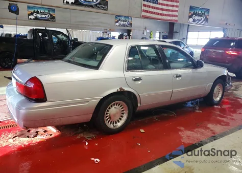 1999 Mercury Grand Marquis Ls из США, поврежденный, VIN 2MEFM75W8XX700072